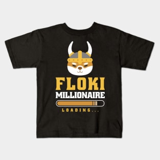 Floki Inu FLOKI Millionaire Kids T-Shirt